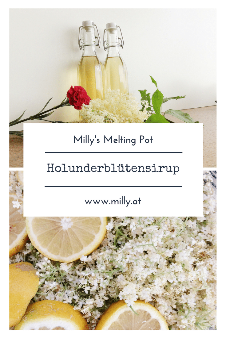 Frischer Holunderblütensirup ist eine Delikatesse und so einfach selber herzustellen - als Zusatz im Getränk oder als Geschmacksgeber in Rezepten, du wirst erstaunt sein! #Holler #Holunder #Holunderblüten #Rezept #sirup !